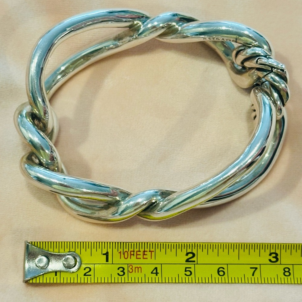 David Yurman Continuance Silver Bracelet - Picture 4 of 6